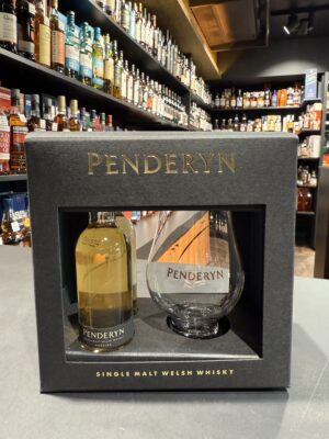 Penderyn gift set 2x5cl + glas