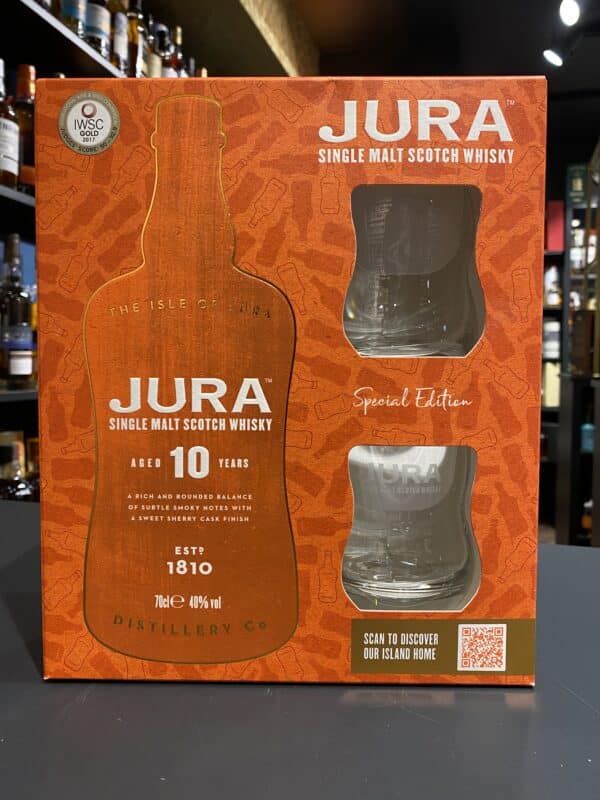 Jura 10 Years giftpack 2 glazen