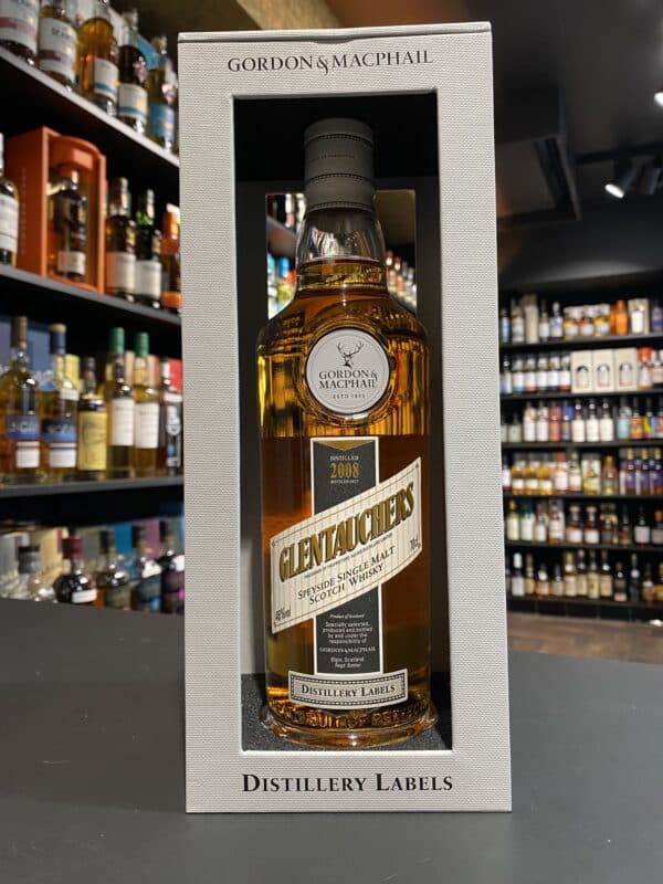 Glentauchers 2008 Gordon & Macphail Distillery labels