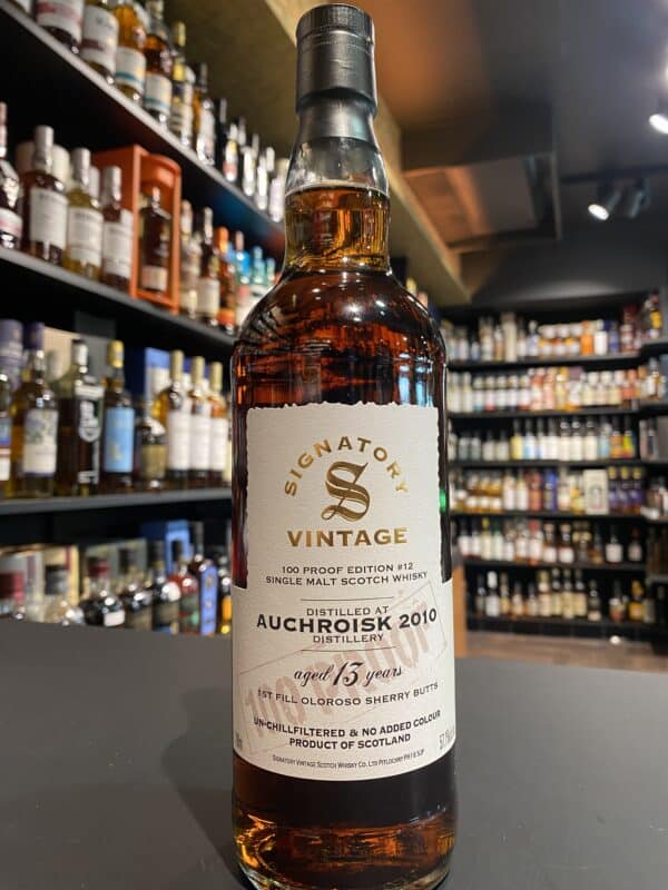 Auchroisk 13Y 100 proof edition signatory vintage