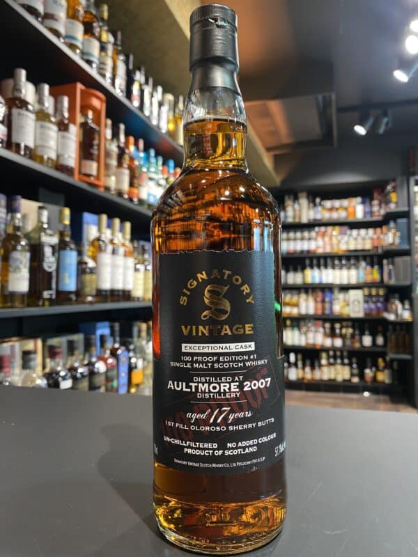 Aultmore 17Y Exceptional cask Signatory Vintage