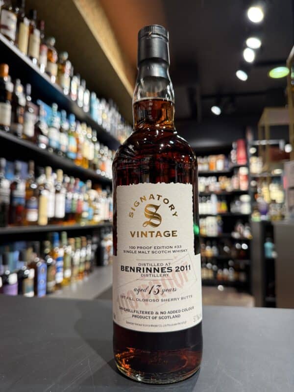Benrinnes 13 Years 100 Proof Edition Signatory Vintage