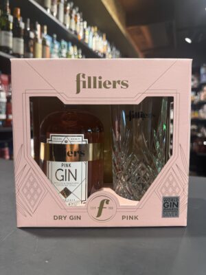 Filliers Dry Gin Pink Giftset glas