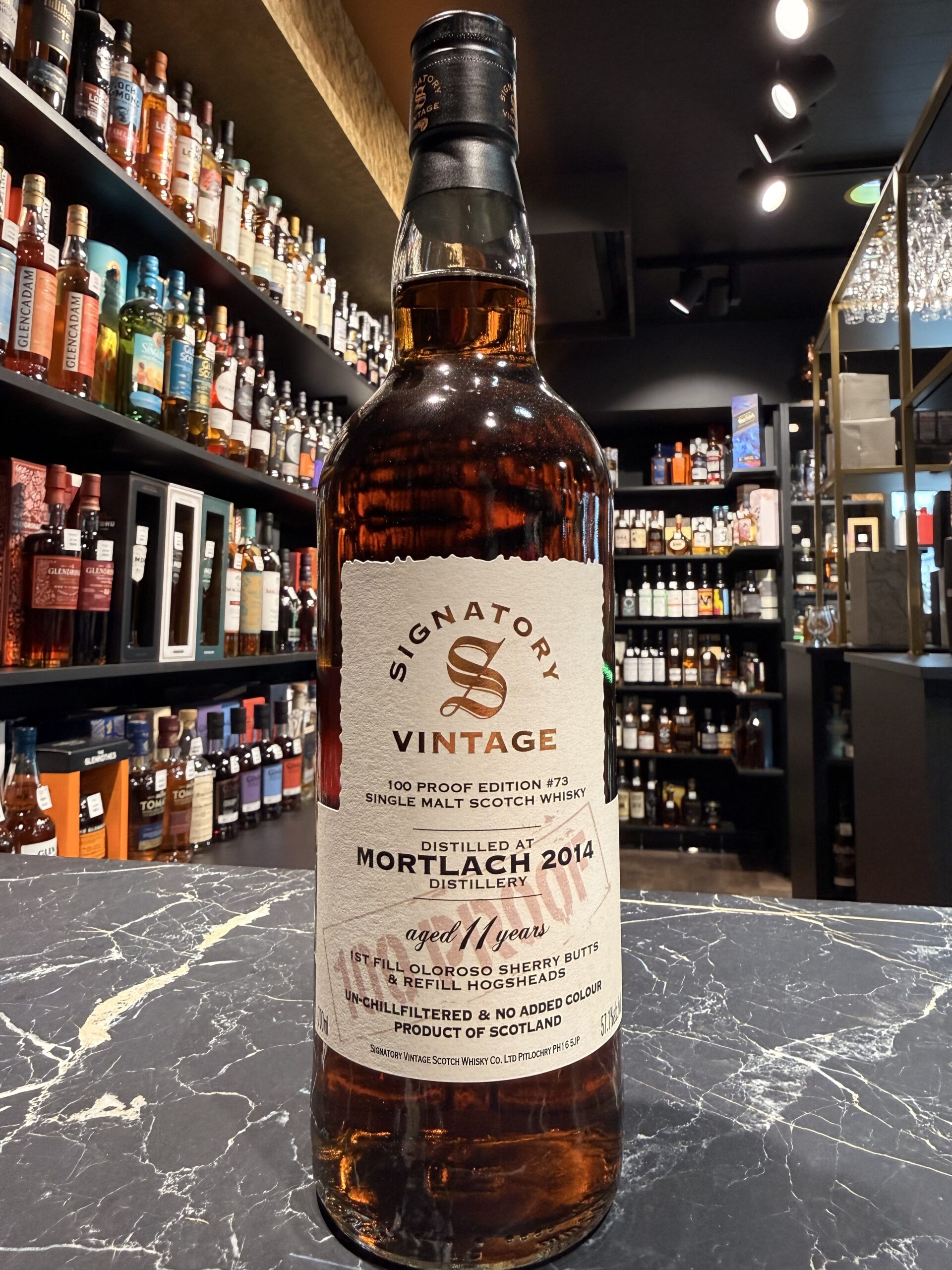 Mortlach 11 Years 100 Proof Edition Signatory Vintage 1 Mortlach 11 Years 100 Proof Edition Signatory Vintage