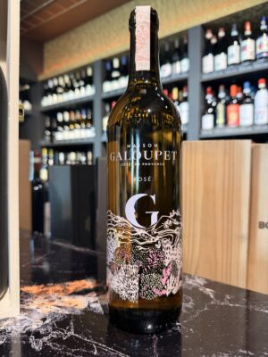 Fles G de Galoupet Rosé – biologische Cru Classé rosé uit de Côtes de Provence.
