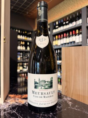 Domaine Jacques Prieur Meursault Clos de Mazeray 2022 witte Bourgogne van 100% Chardonnay.